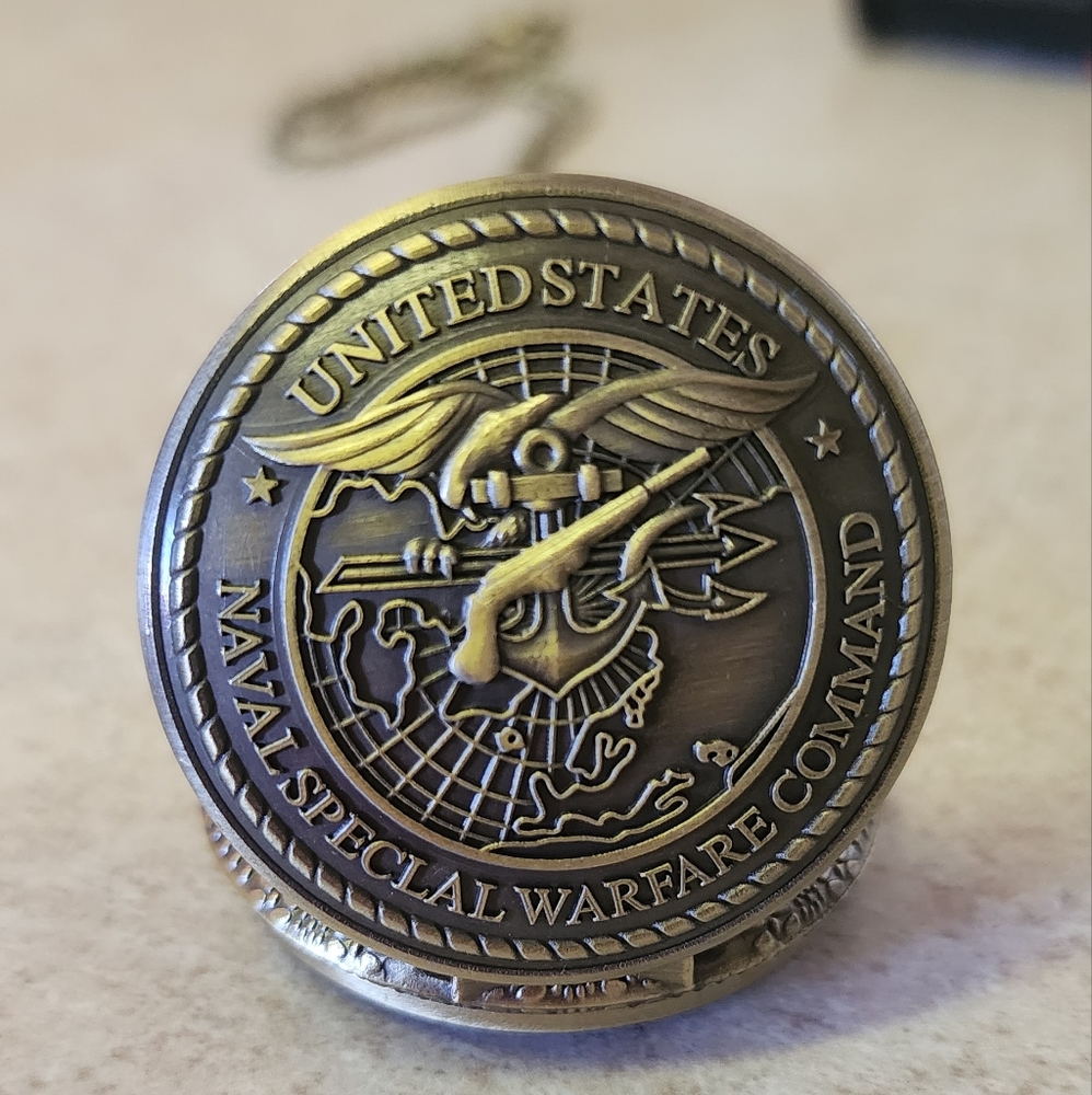 New Navy Seals quartz pocket watch